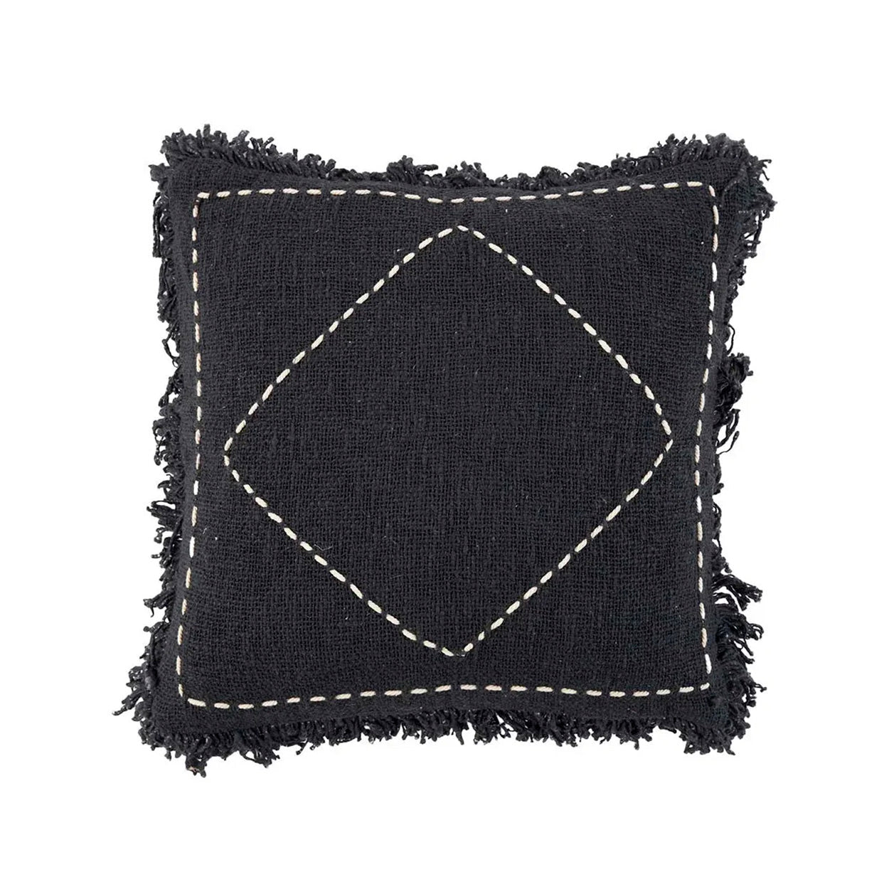 Funda de cojín The Kasbah - Negro Blanco