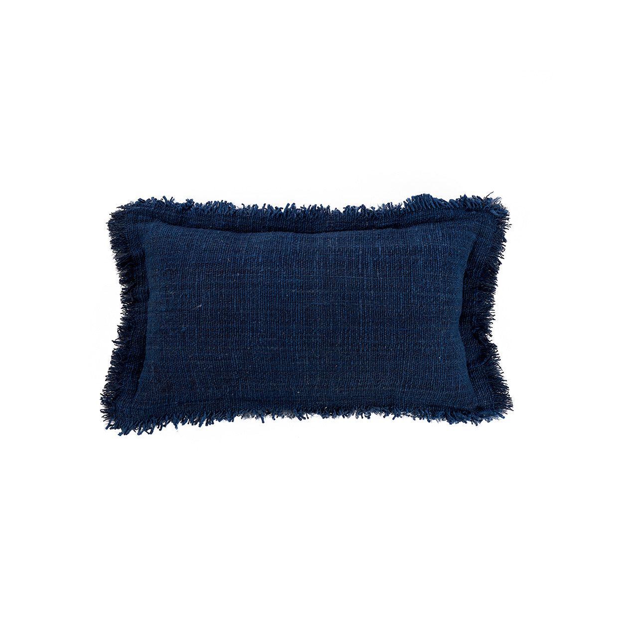 Funda de cojín The Azure Fringe - Azul indio - 30x50
