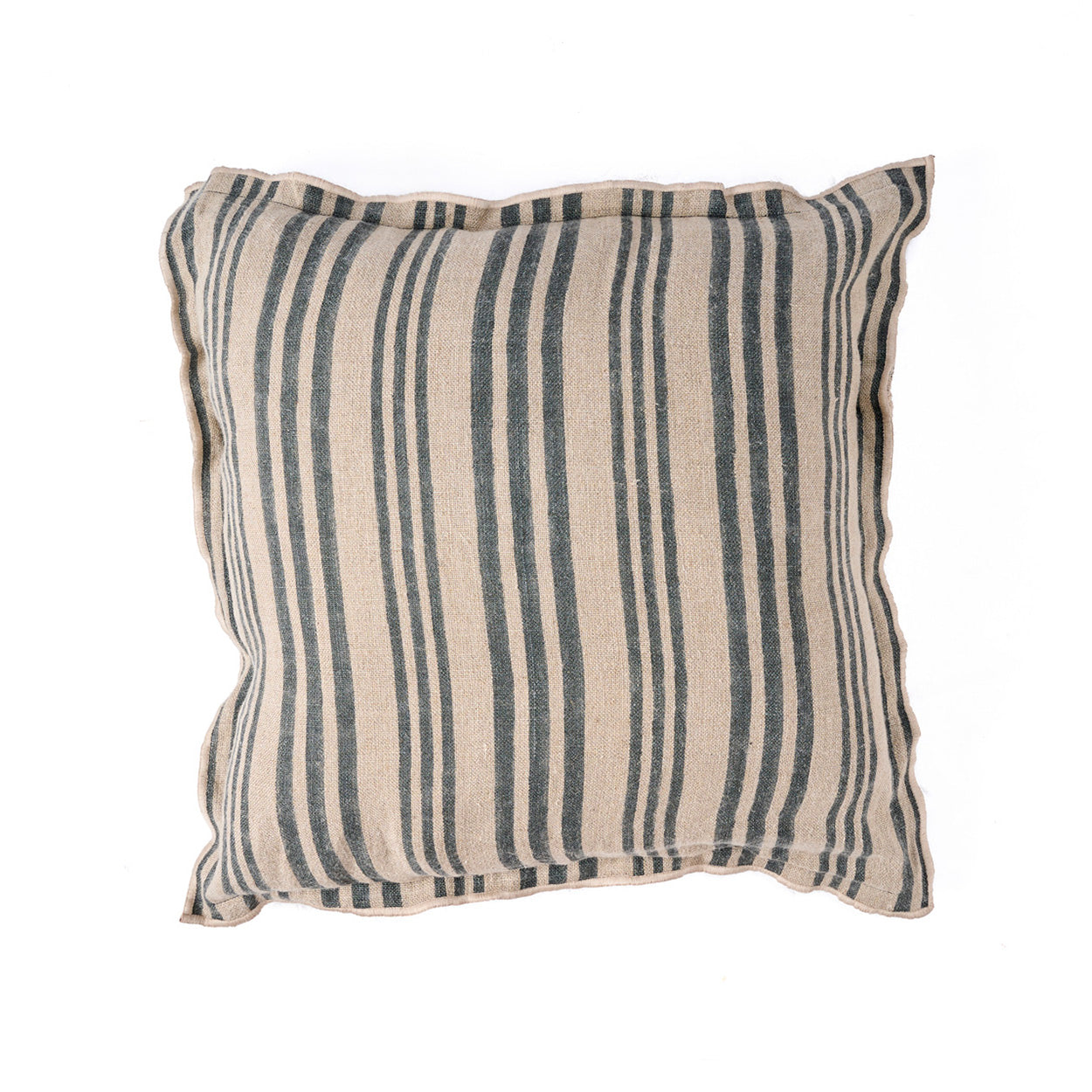 Funda de cojín The Nordic Stripe - Negro natural - 50x50