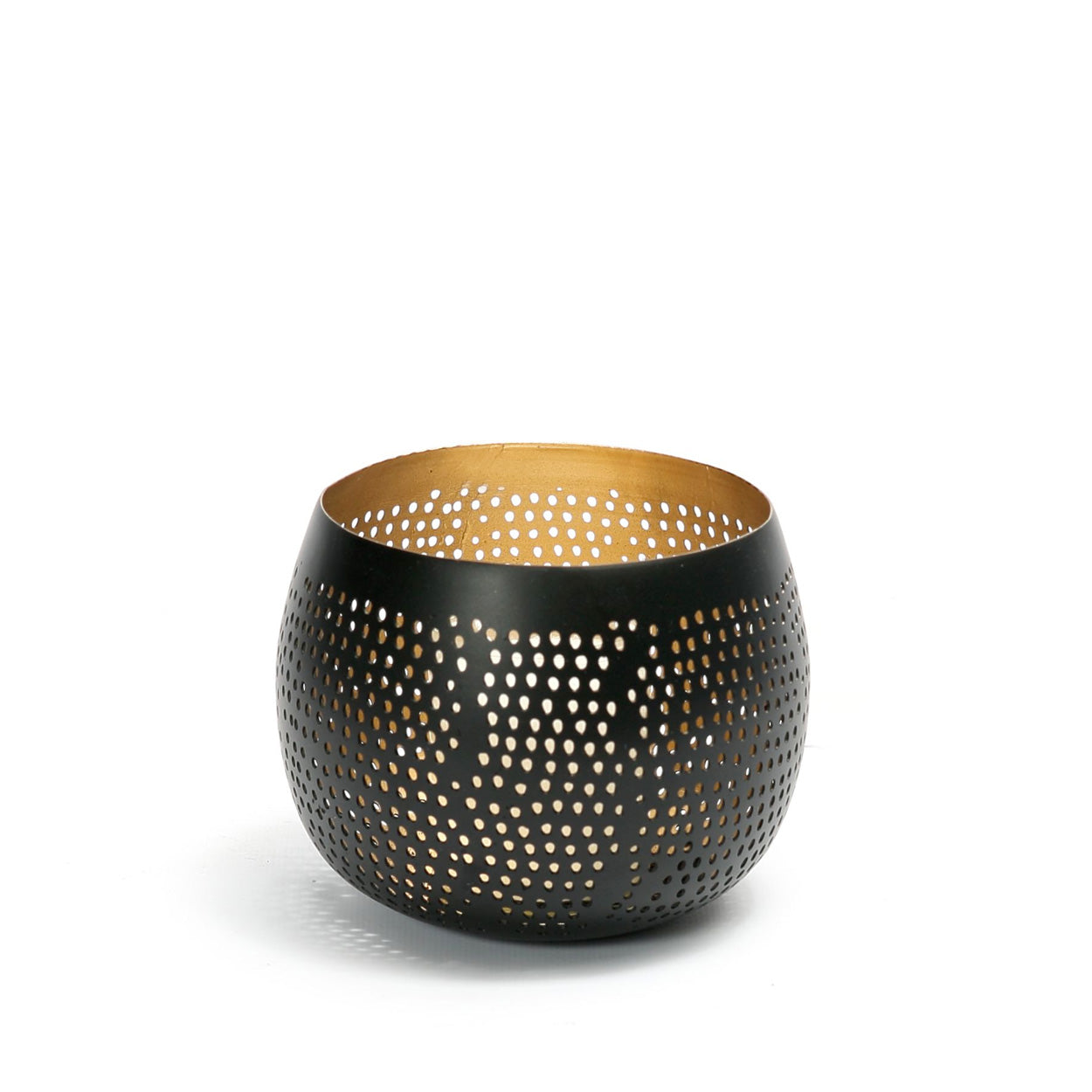 La bola perforada - Oro negro - S