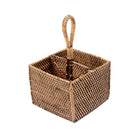 Organizador para Cubiertos N°2 de Ratán - Marrón Natural