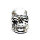 La Cabeza de Calavera de Resina Plata M
