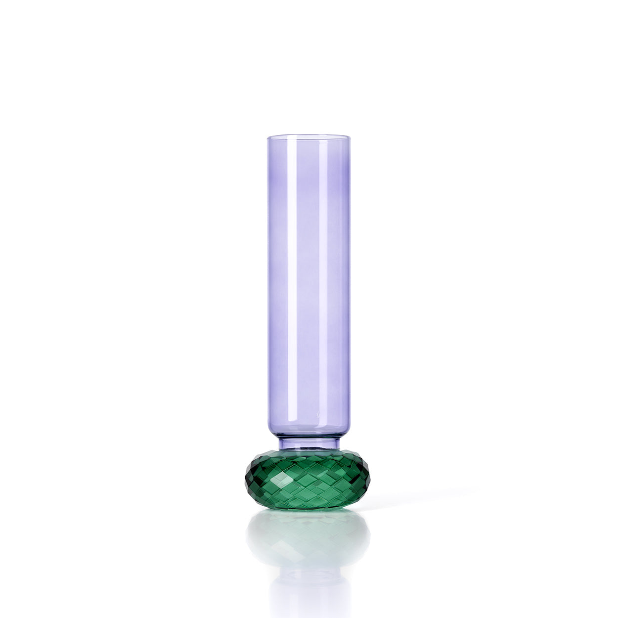 El jarrón de cuarzo violeta