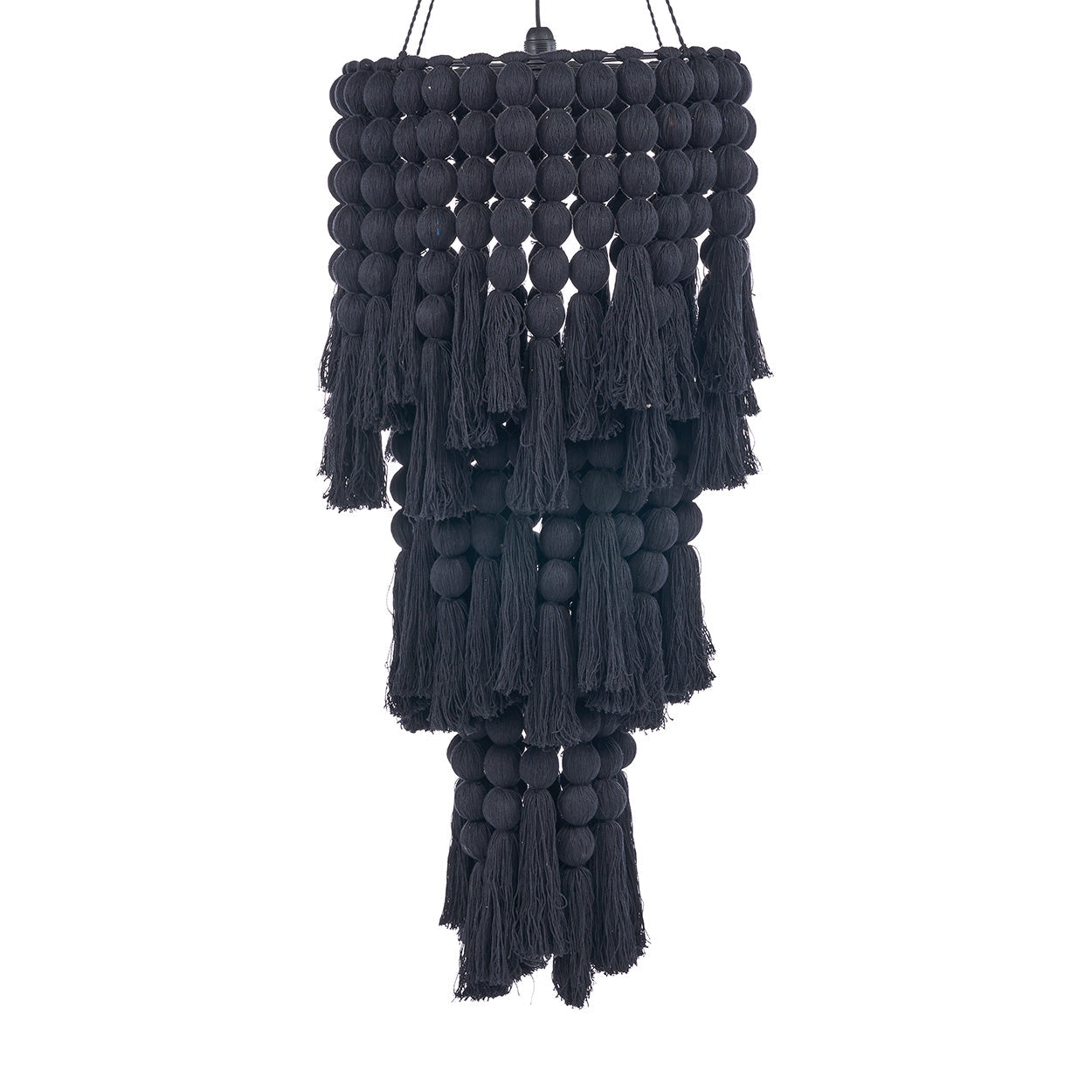 Lámpara de araña The Nomad Cotton - Negro - XL