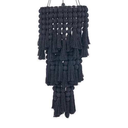 Lámpara de araña The Nomad Cotton - Negro - XL