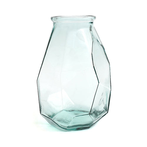 Origami Tall Vase - Blue