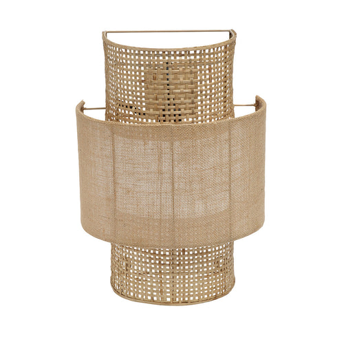 Wall lamp Bolly Jute - Natural - M