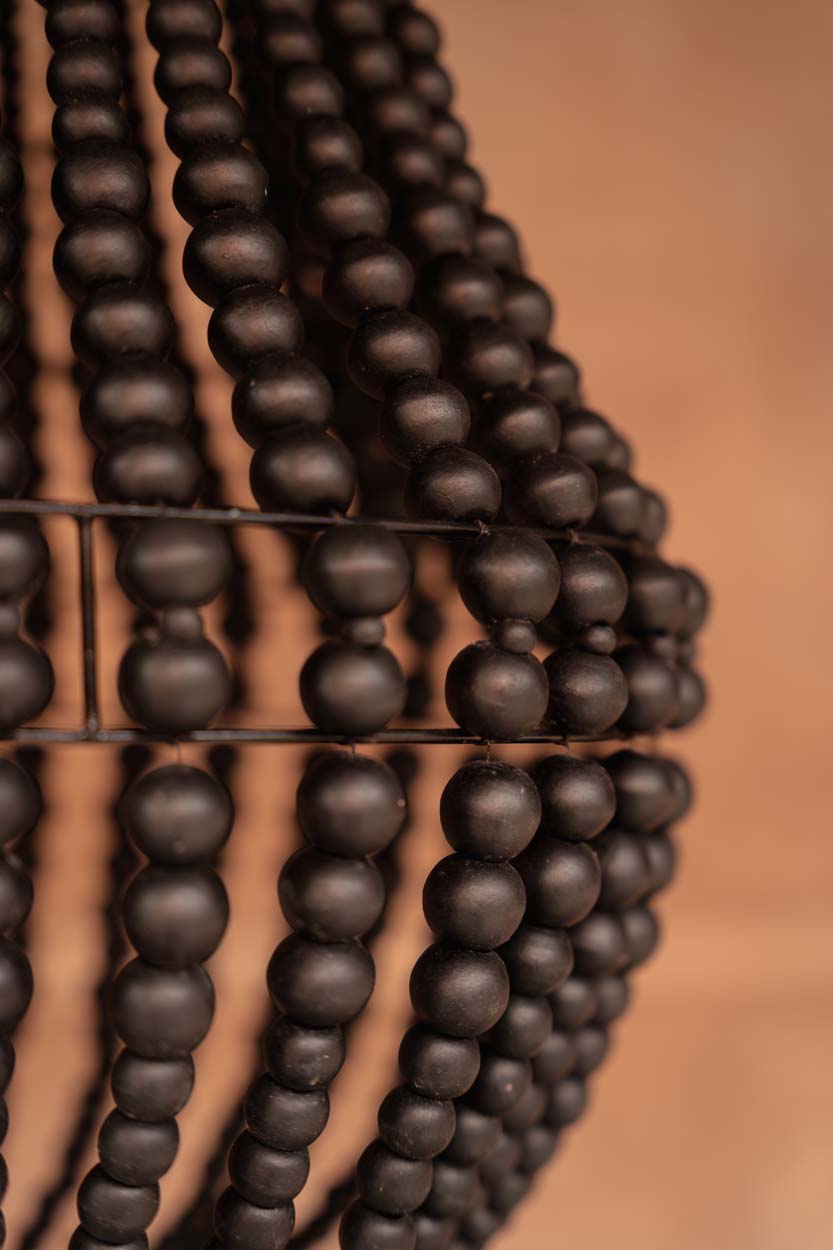 La lámpara de araña en forma de lágrima - Negro - M