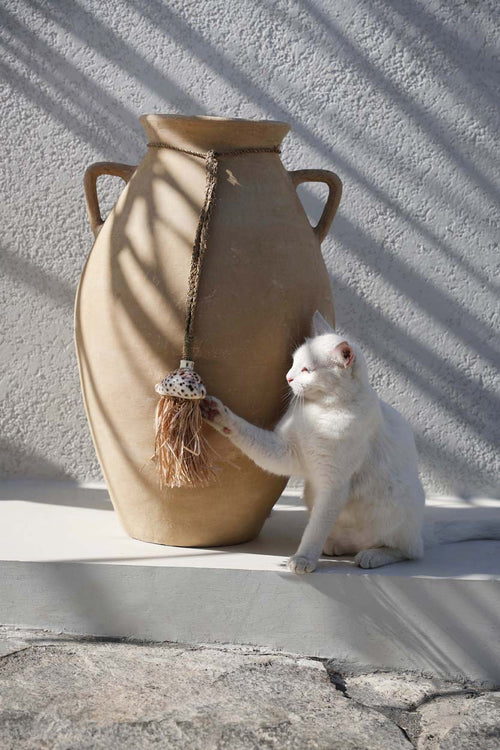 The Lupine Raffia Tassel - Natural