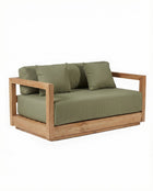 Umalas 2-seater Sofa - Aluminum