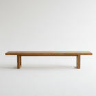 Bench with Square Base - Natural - 220