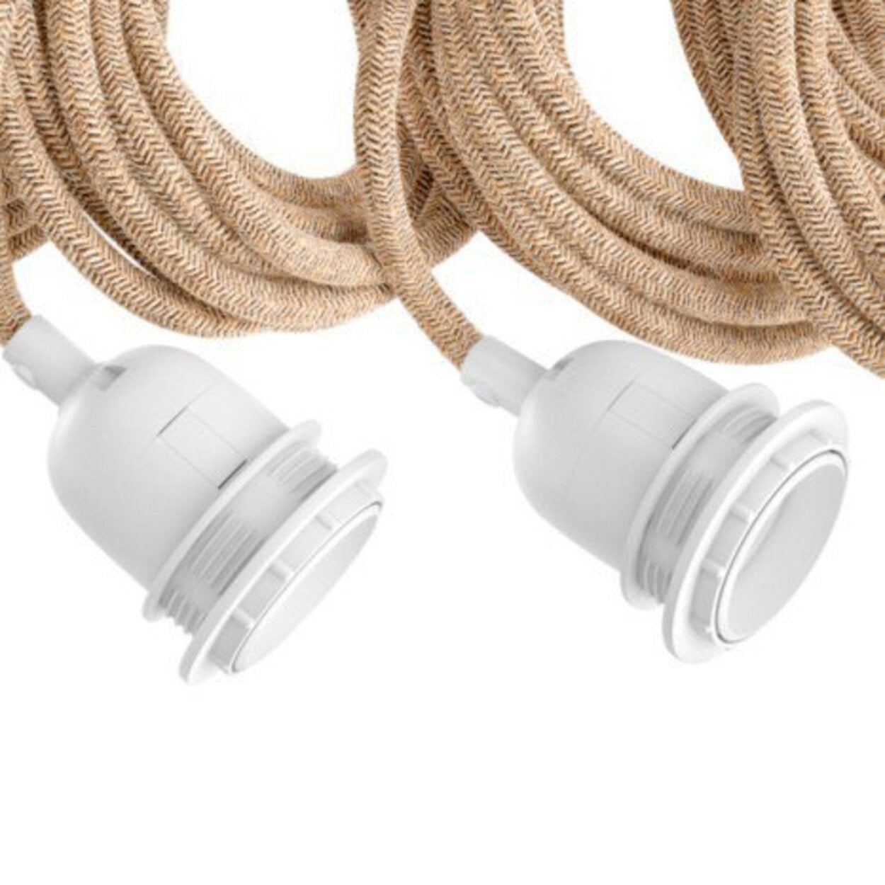 Lámparas de Techo Plafón - Blanco Natural - 5 Accesorios