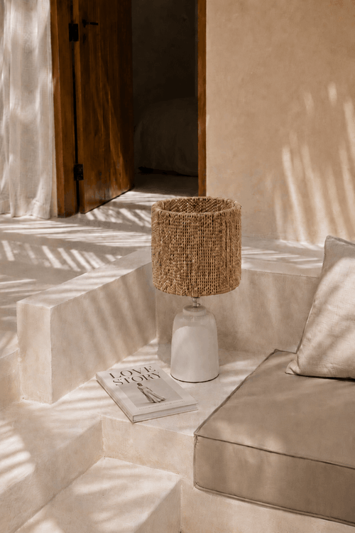 The Chalki Table Lamp Shade - Natural
