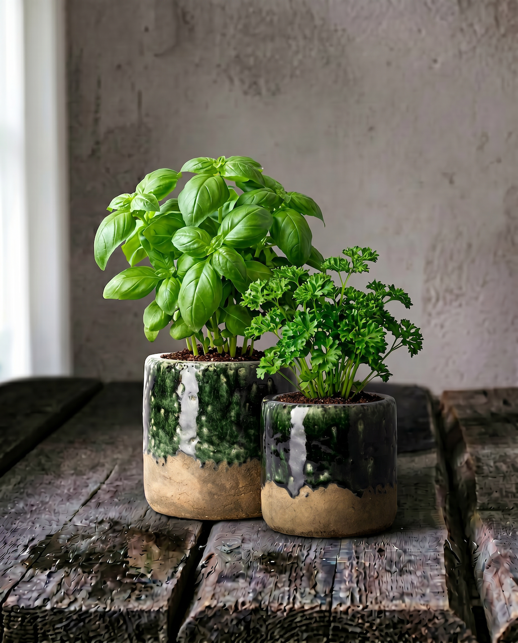 Jardinera de Musgo - Verde Hormigón - M