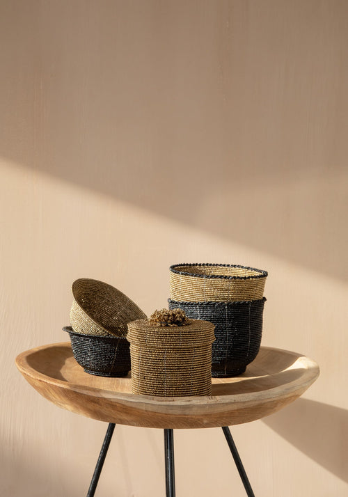 The Beaded Candy Bowl - Negro - M