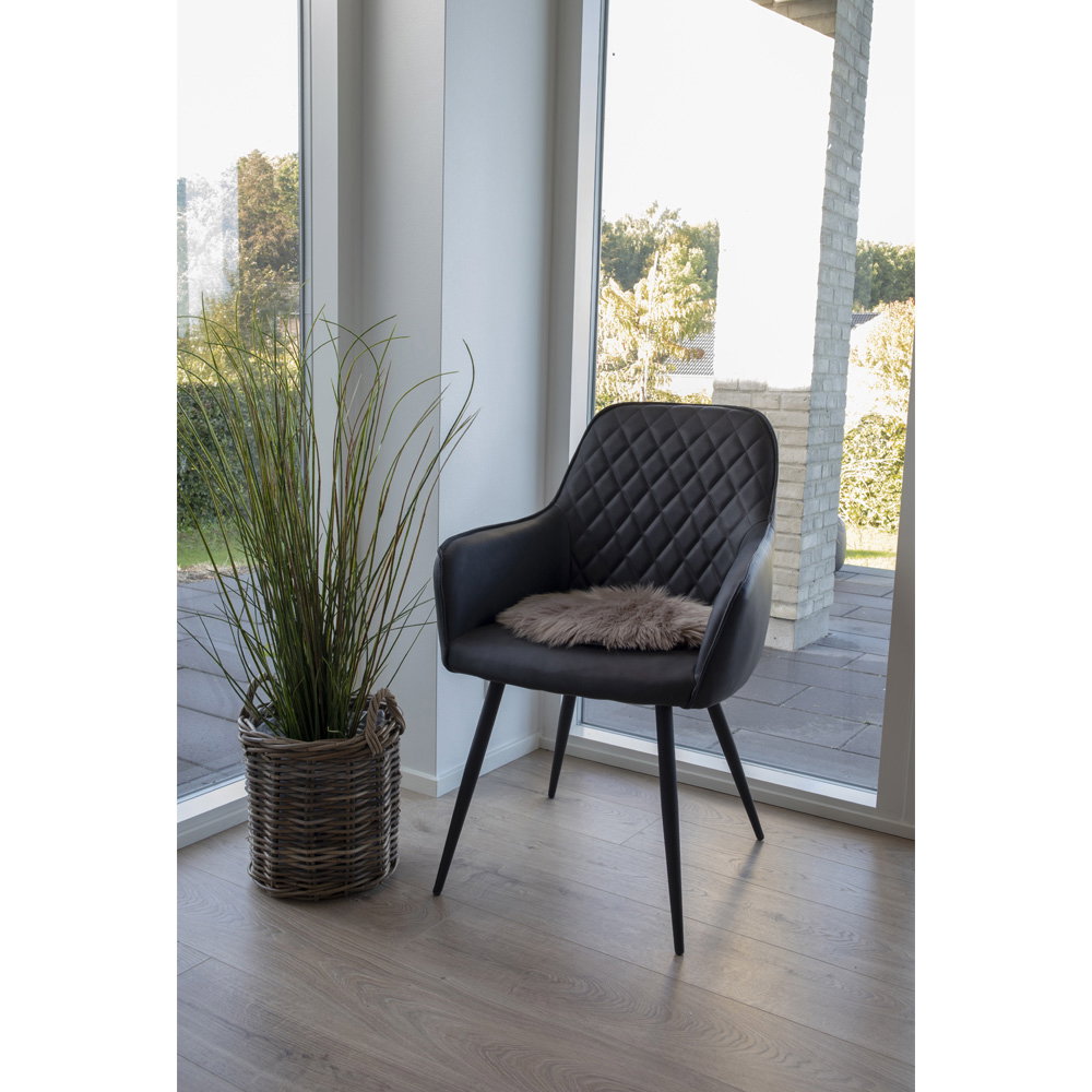 Silla de comedor Harbo - Negro