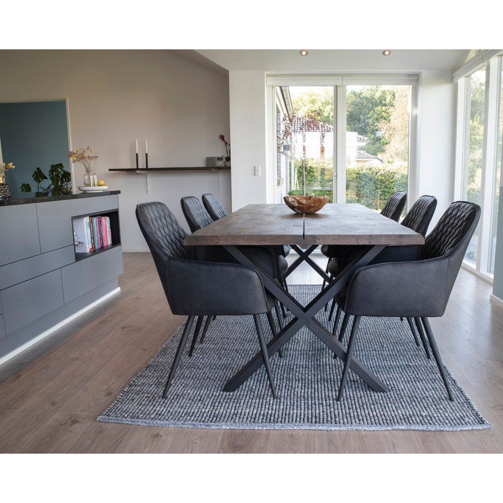 Silla de comedor Harbo - Negro