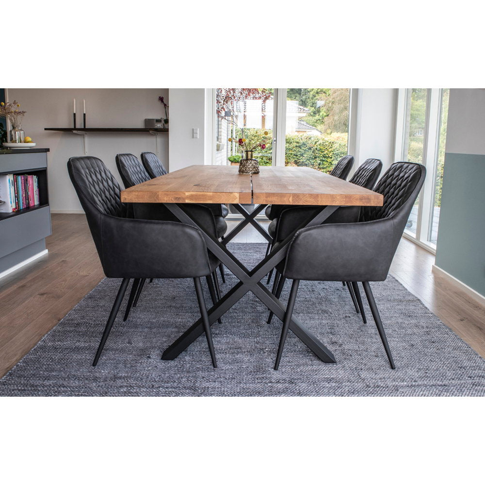 Silla de comedor Harbo - Negro