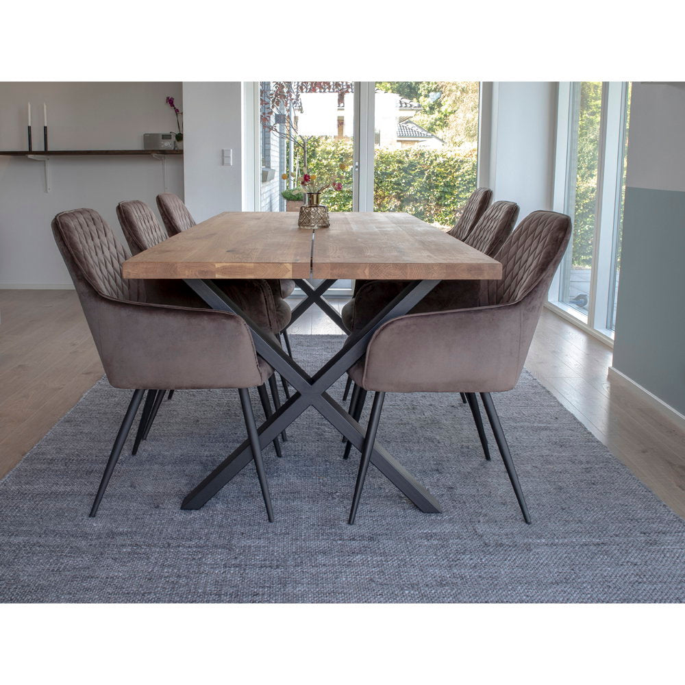 Silla de comedor Harbo - Marrón claro