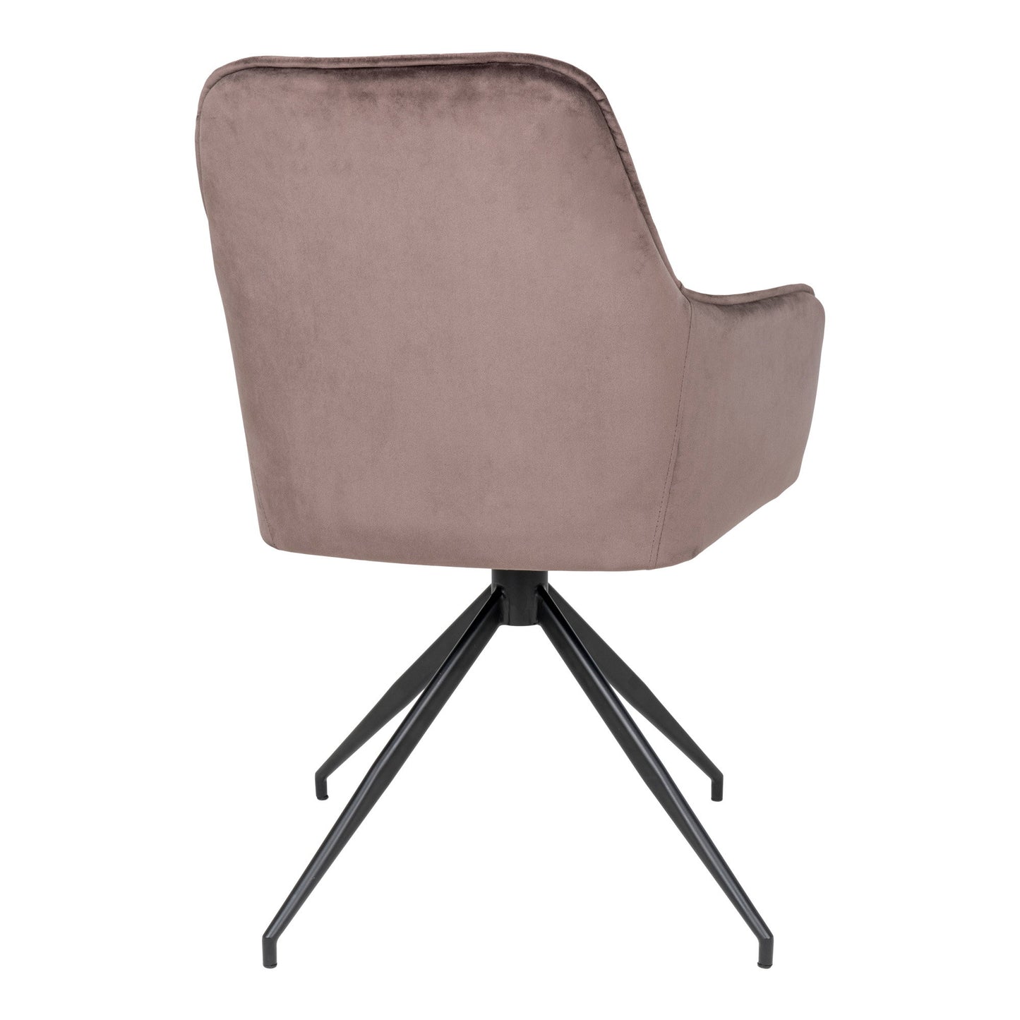 Silla de comedor Harbo con giro - Marrón claro