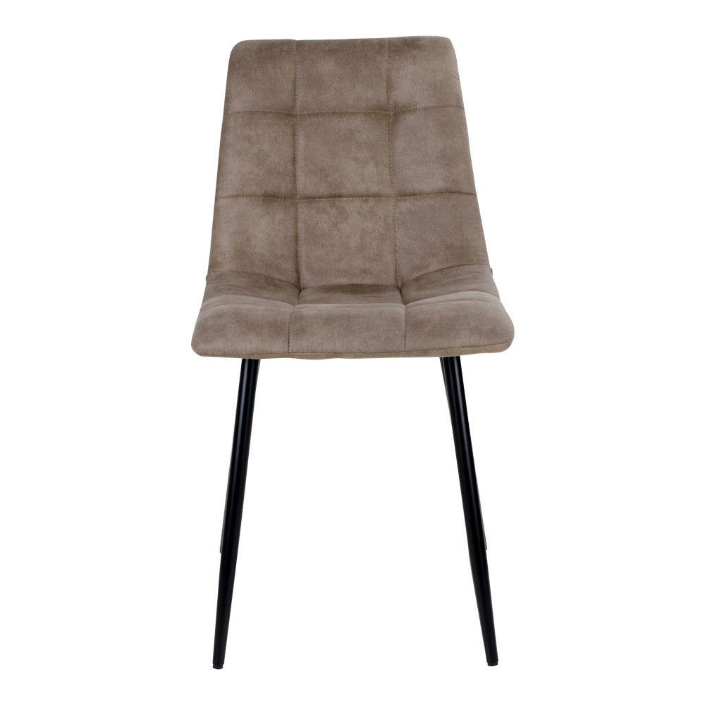 Silla de comedor Middelfart - Marrón