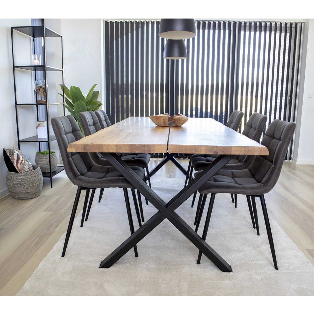 Silla de comedor Middelfart - Gris