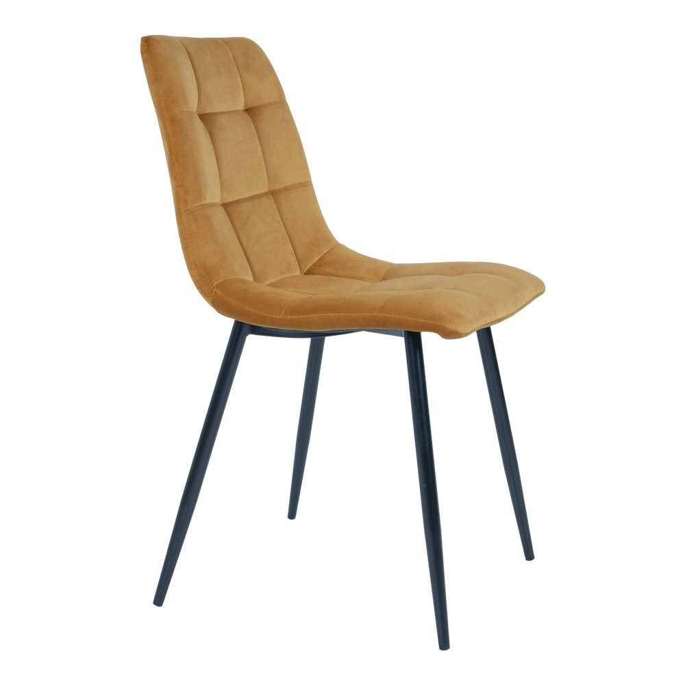 Silla de comedor Middelfart - Amarillo mostaza