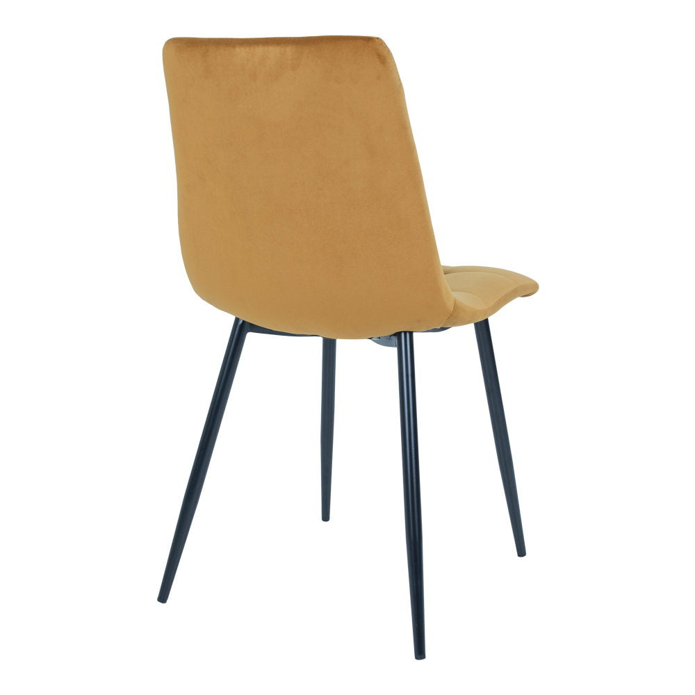Silla de comedor Middelfart - Amarillo mostaza