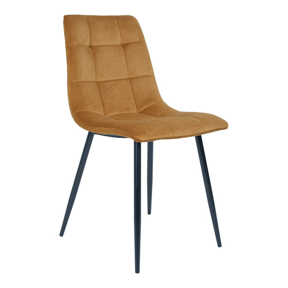 Silla de comedor Middelfart - Amarillo mostaza