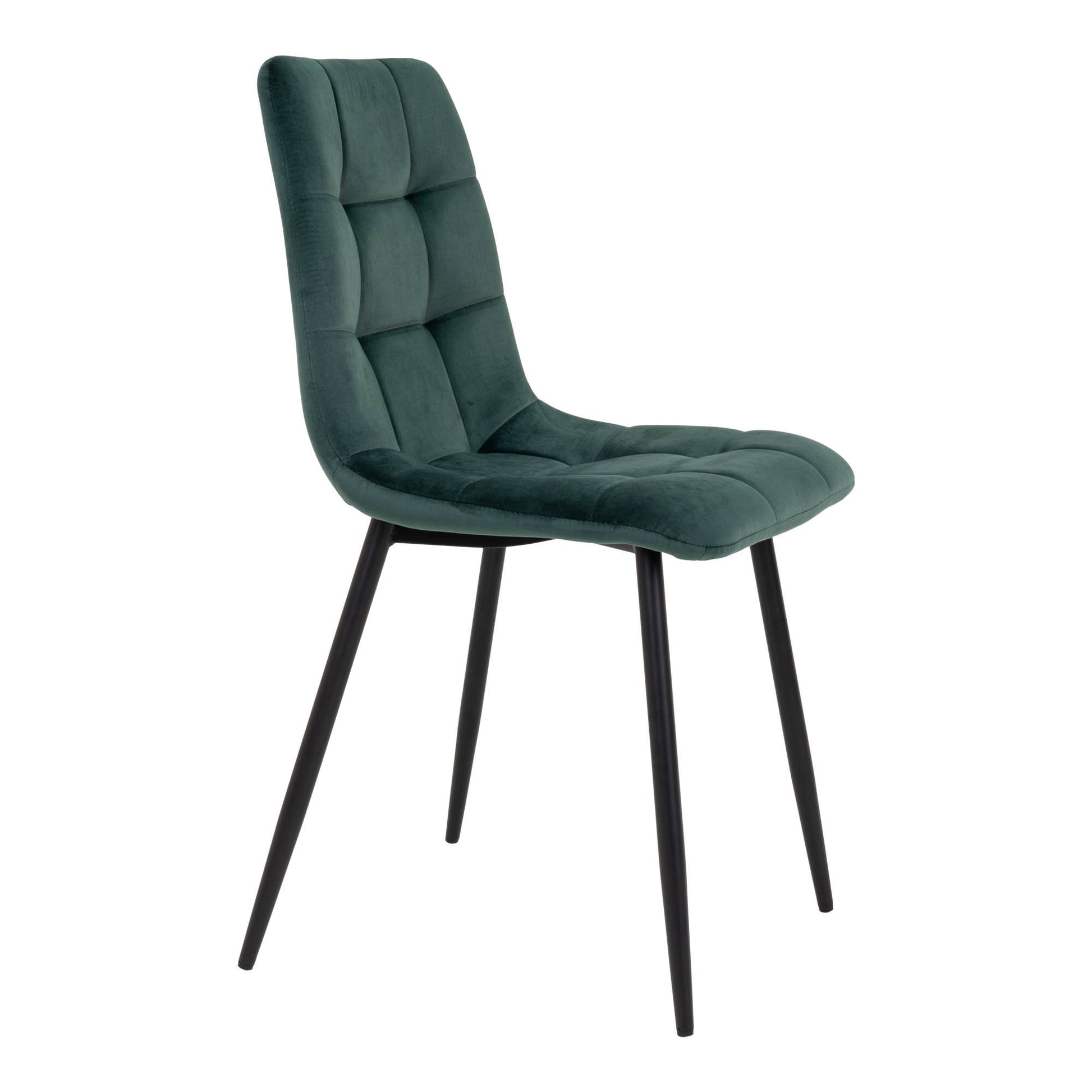 Silla de comedor Middelfart - Verde oscuro