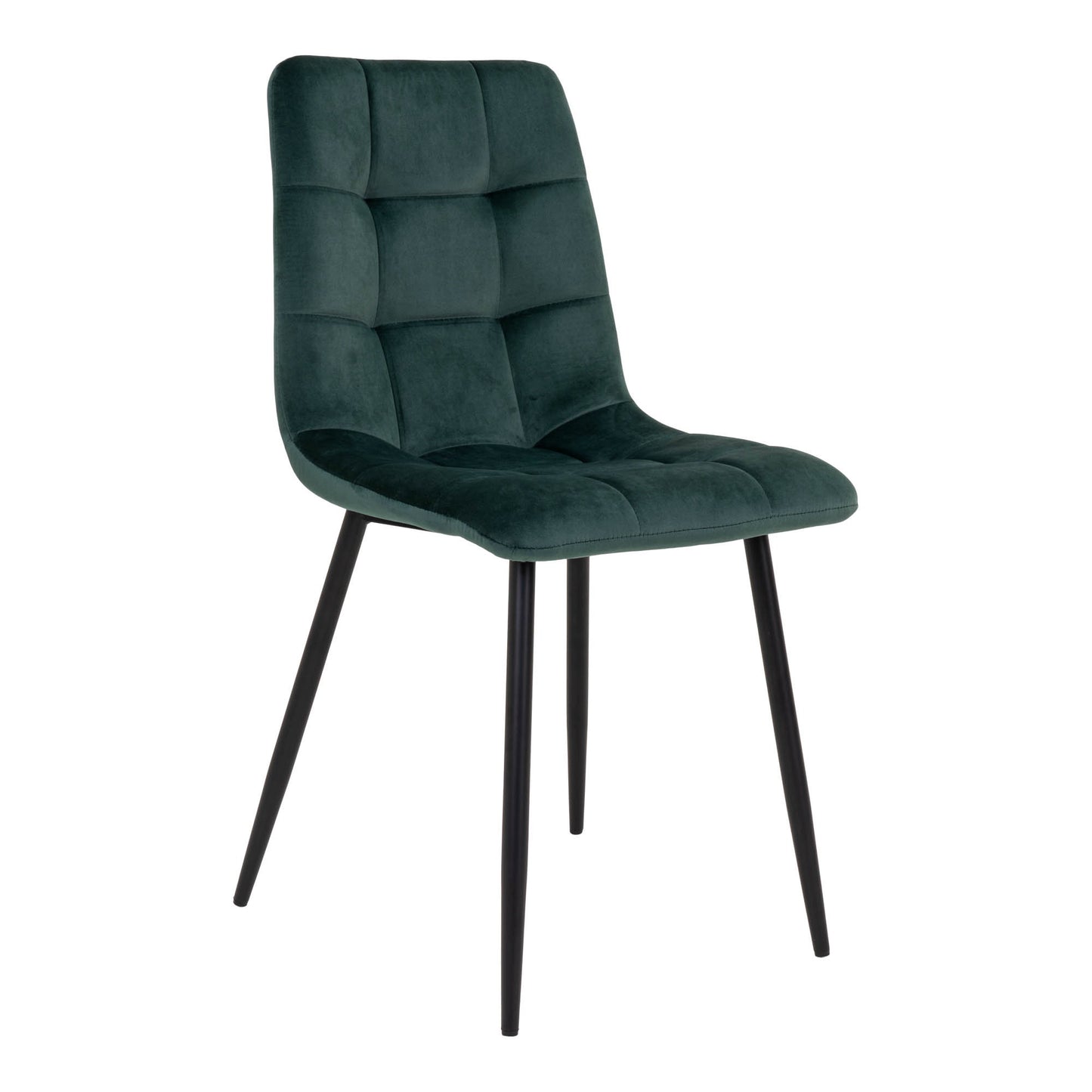 Silla de comedor Middelfart - Verde oscuro