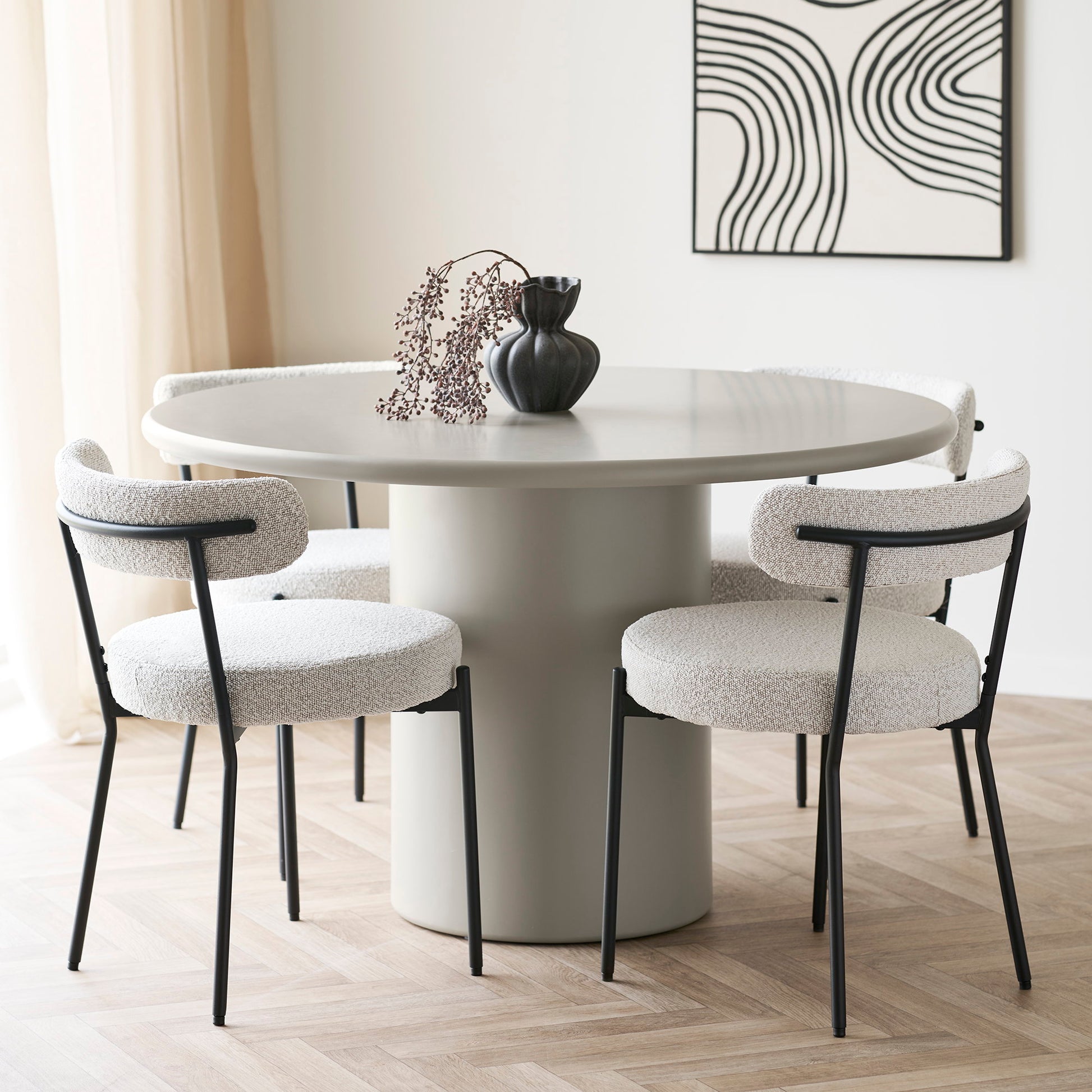 Silla de comedor Badalona - Blanco