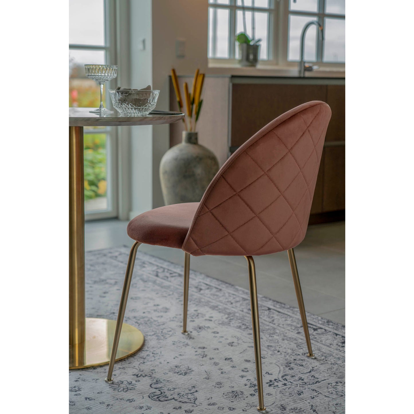 Silla de comedor Geneve - Rosa