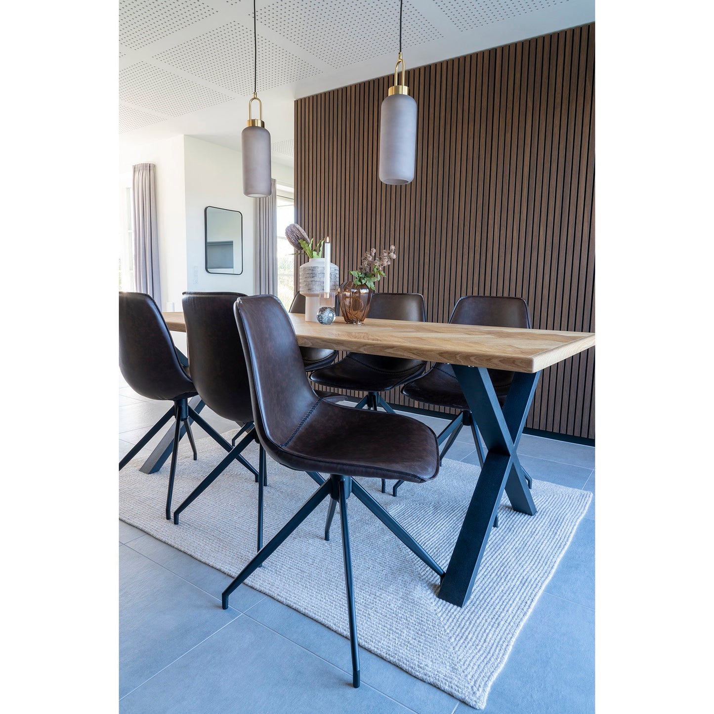 Silla de comedor Monaco - Marrón