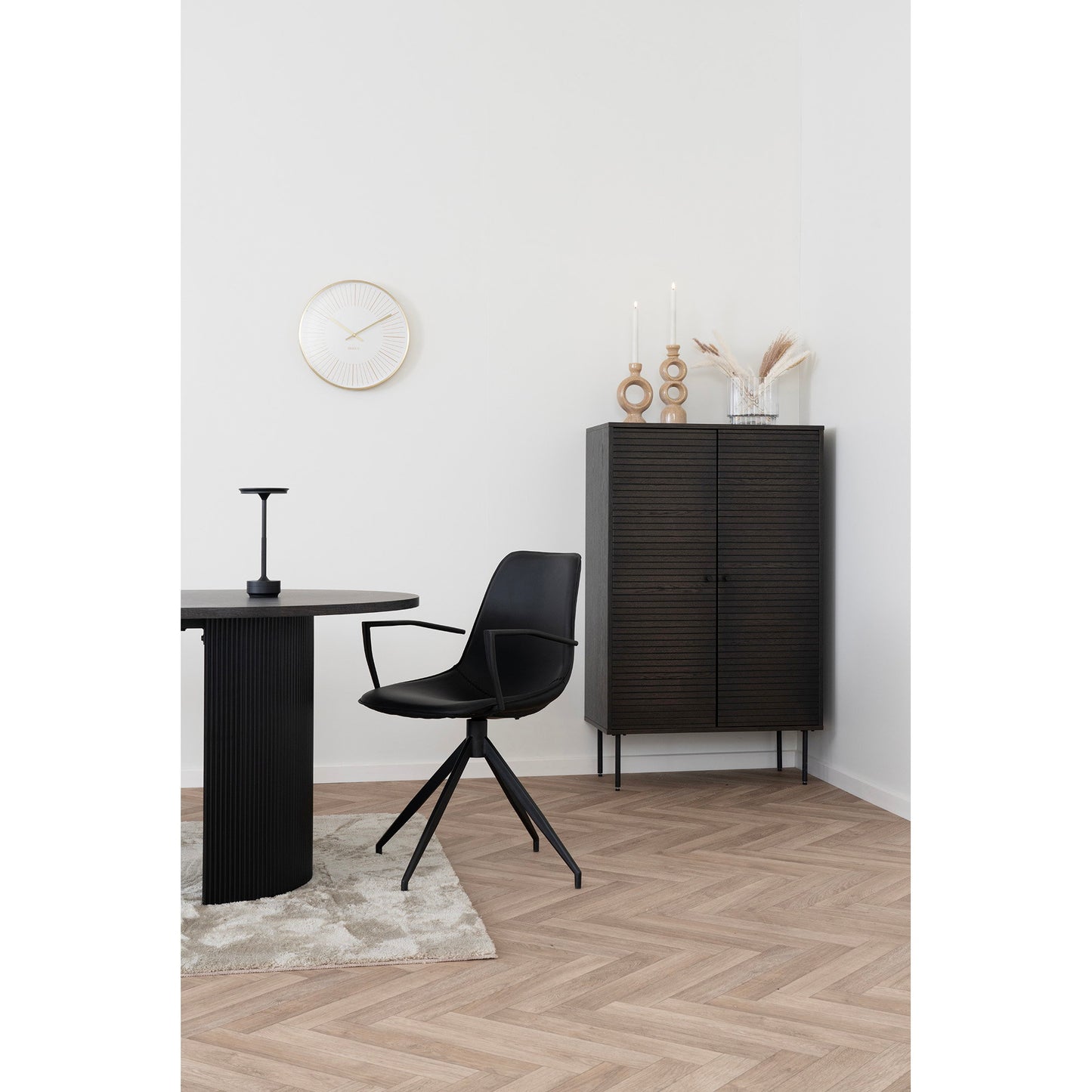 Silla de comedor Mónaco - Negro