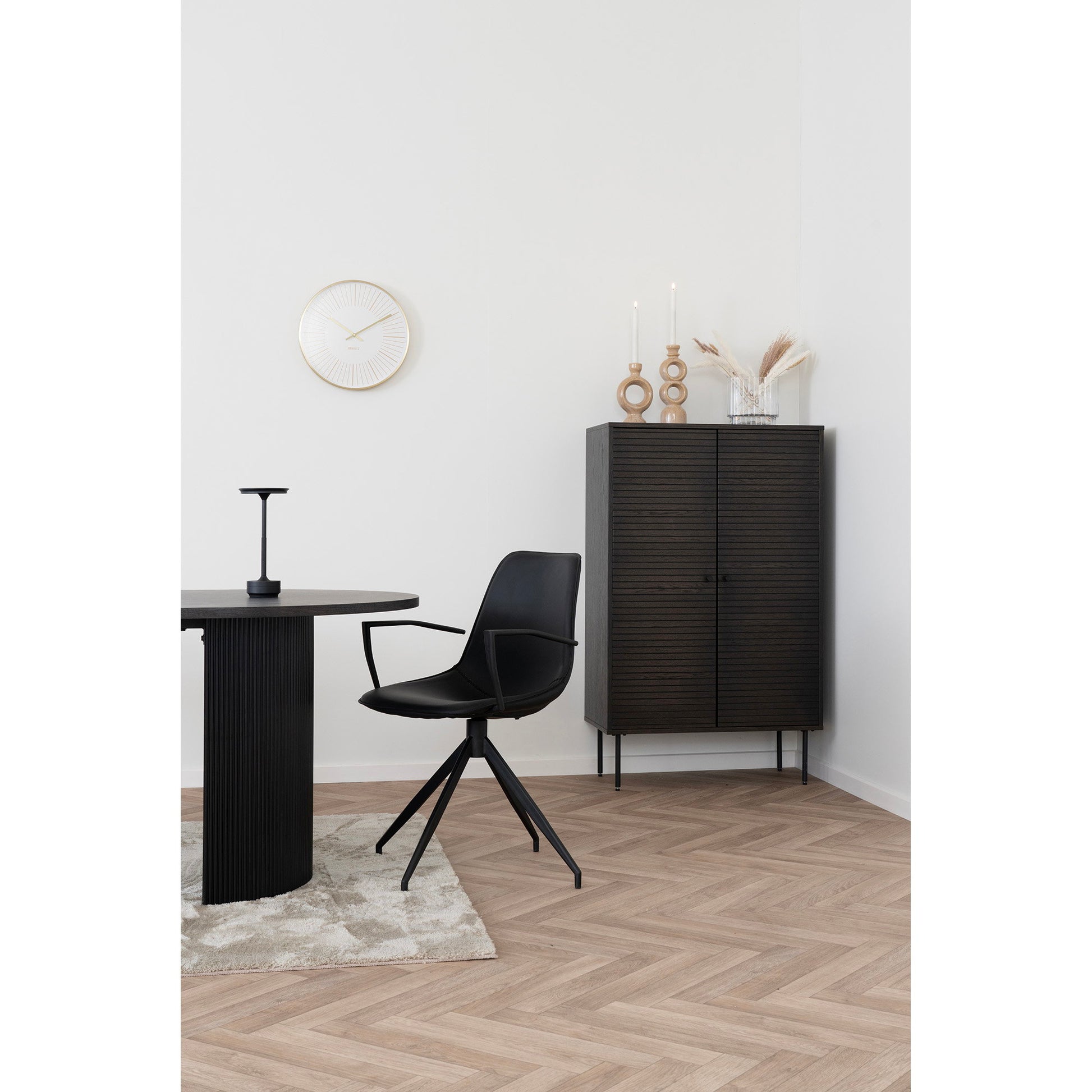 Silla de comedor Mónaco - Negro