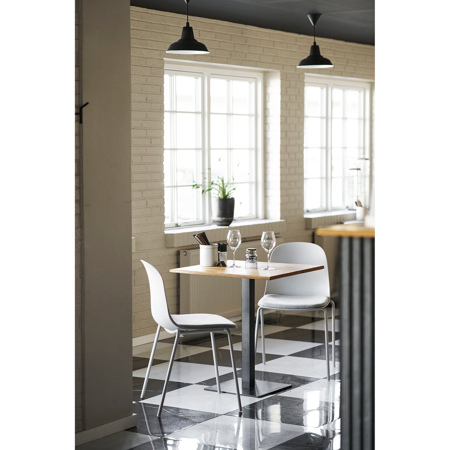 Silla de comedor Madalena - Gris claro