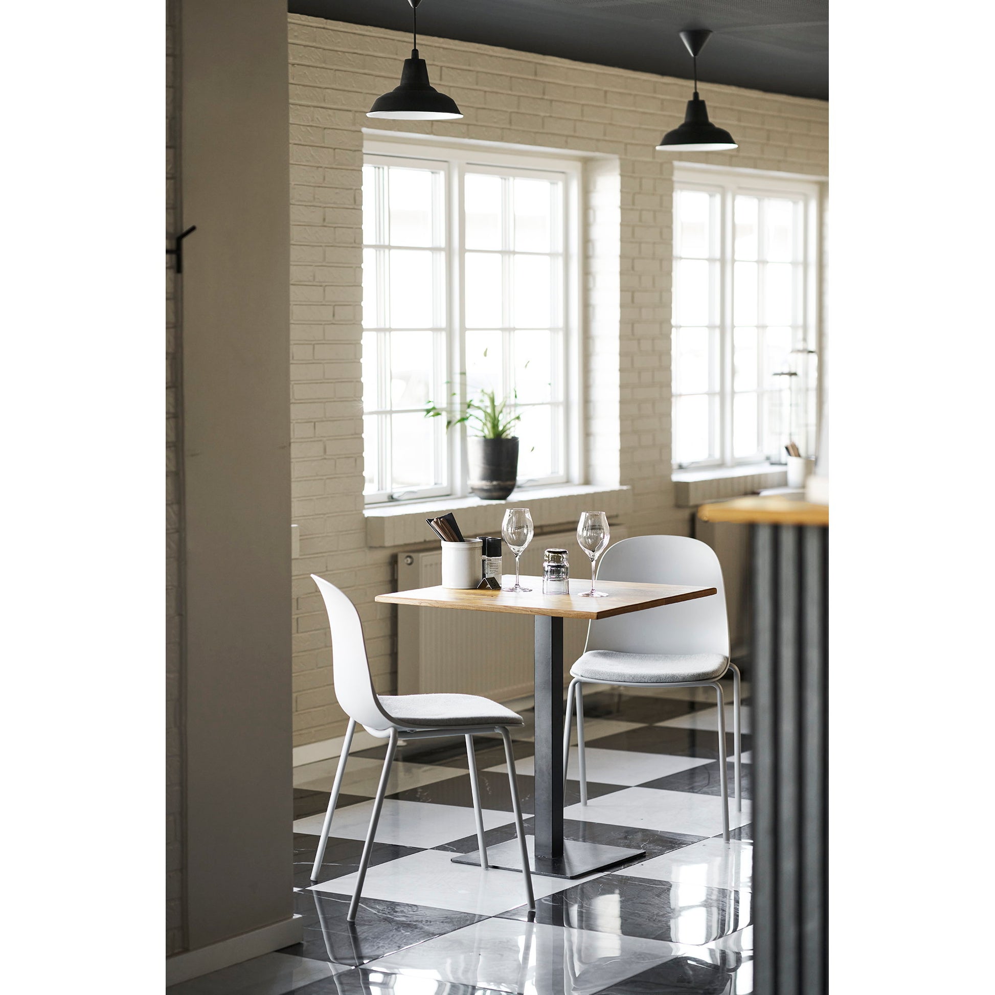 Silla de comedor Madalena - Gris claro