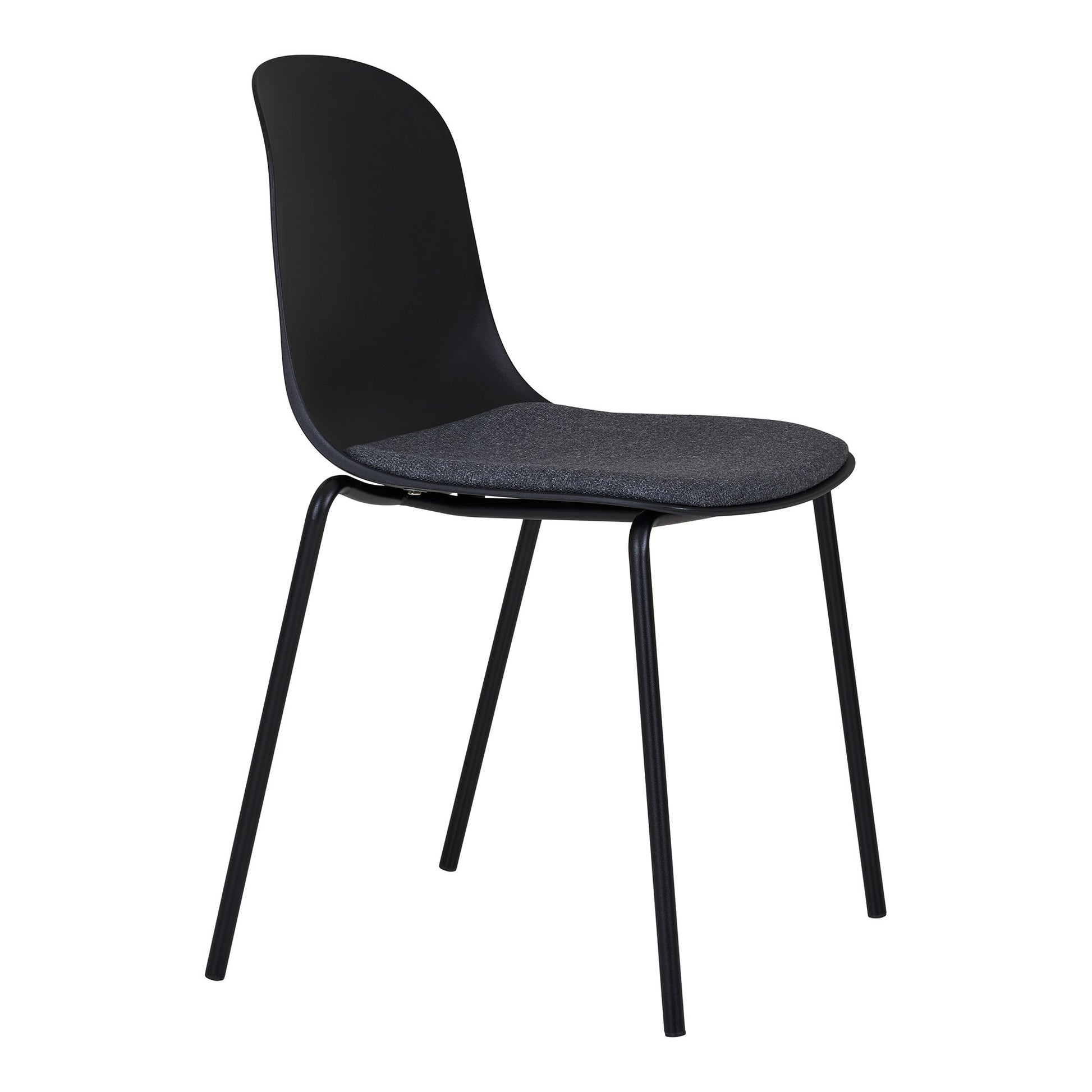 Silla de comedor Madalena - Negro