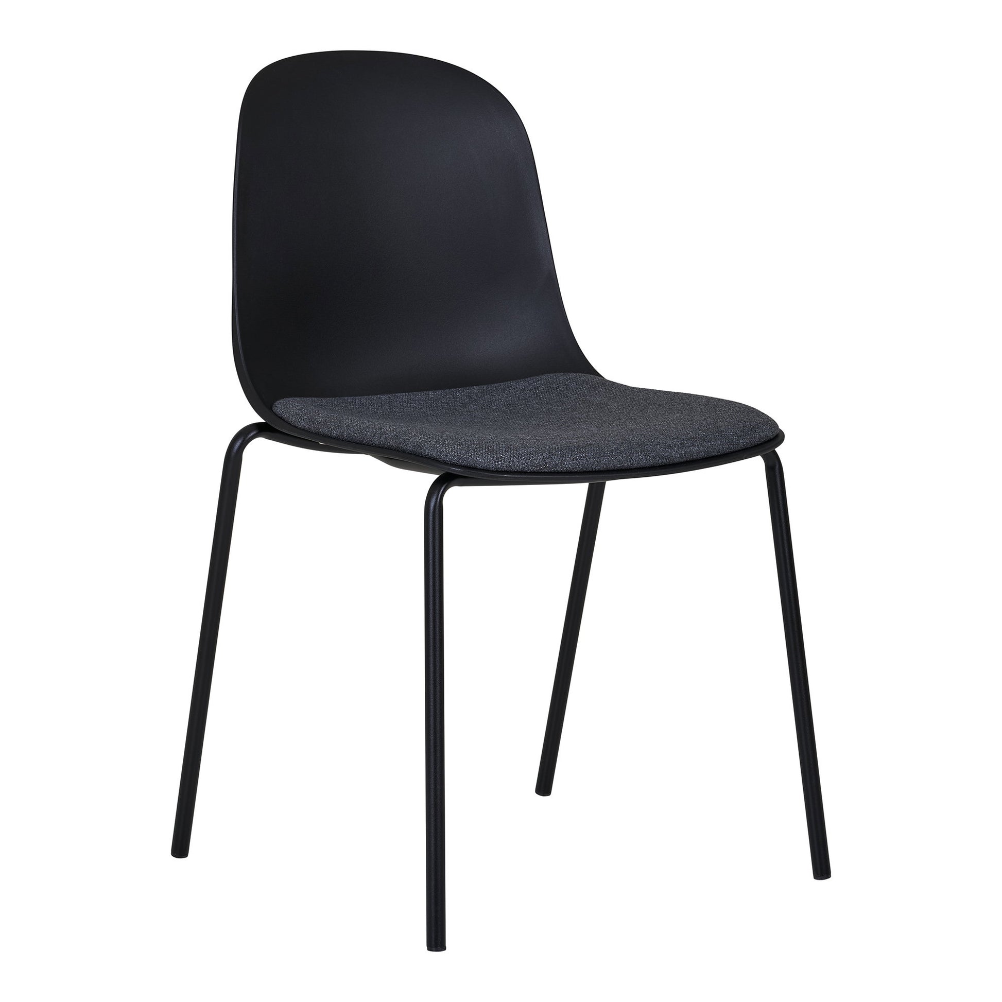 Silla de comedor Madalena - Negro