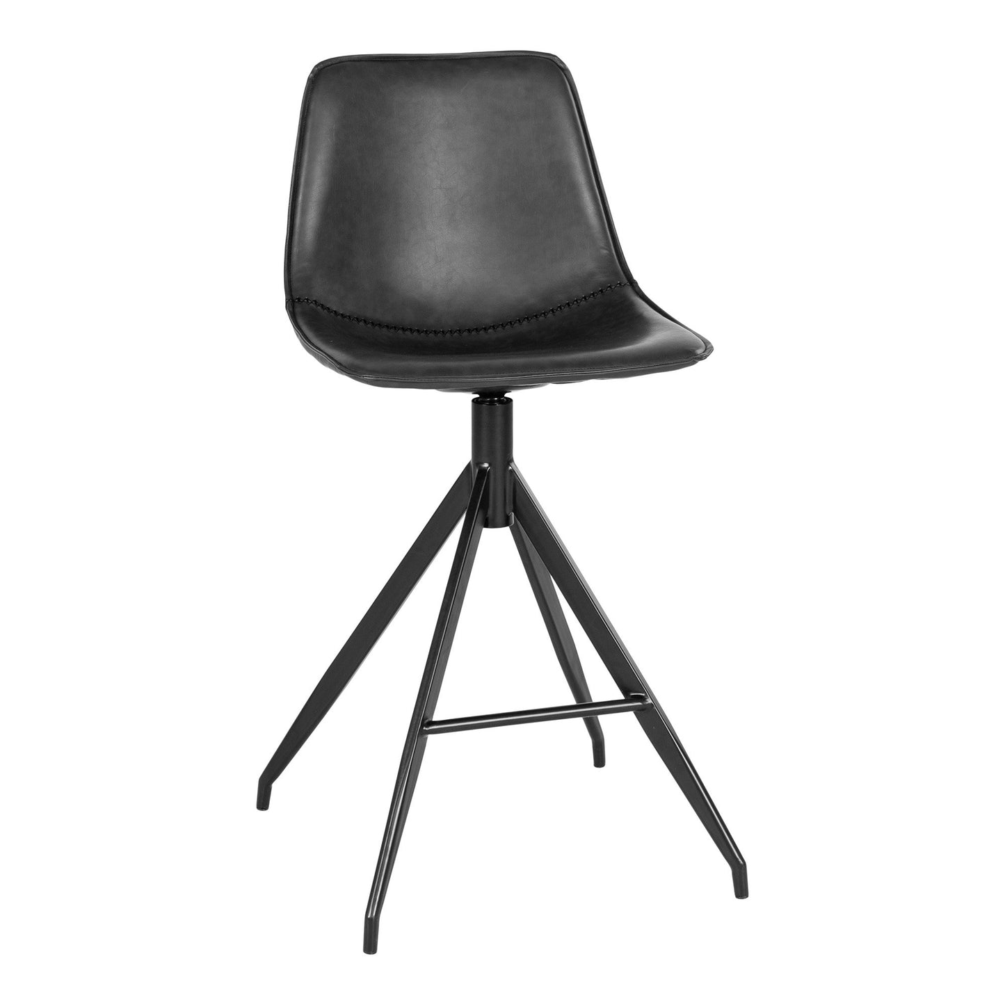 Silla de mostrador Monaco - Negro