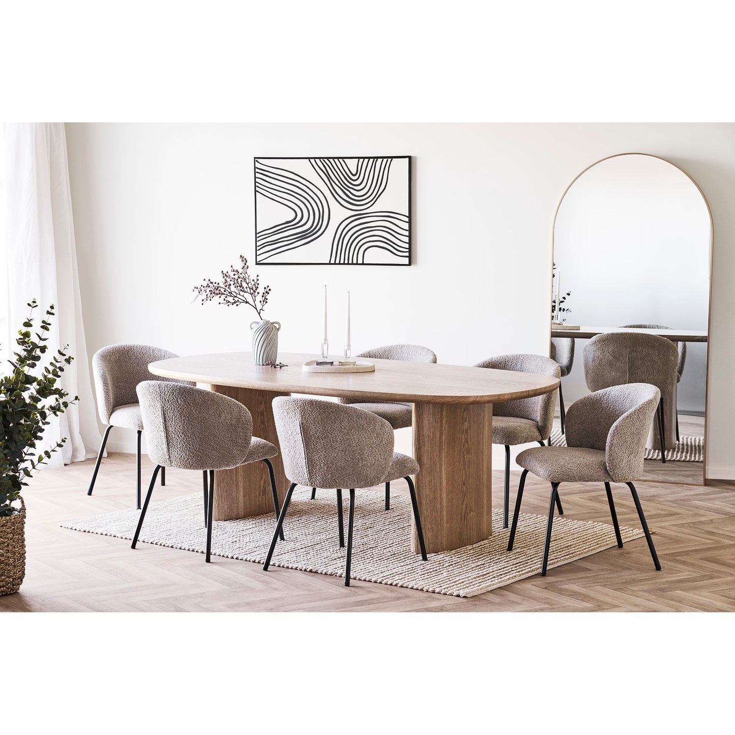 Silla de comedor Safira - Beige