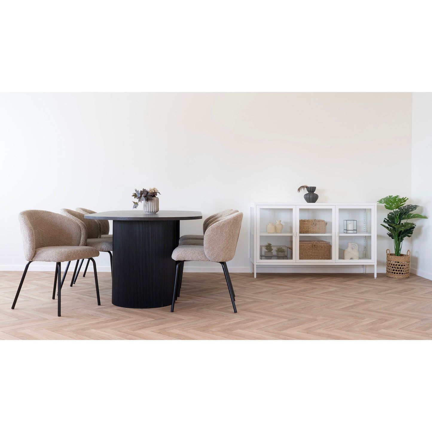 Silla de comedor Safira - Beige