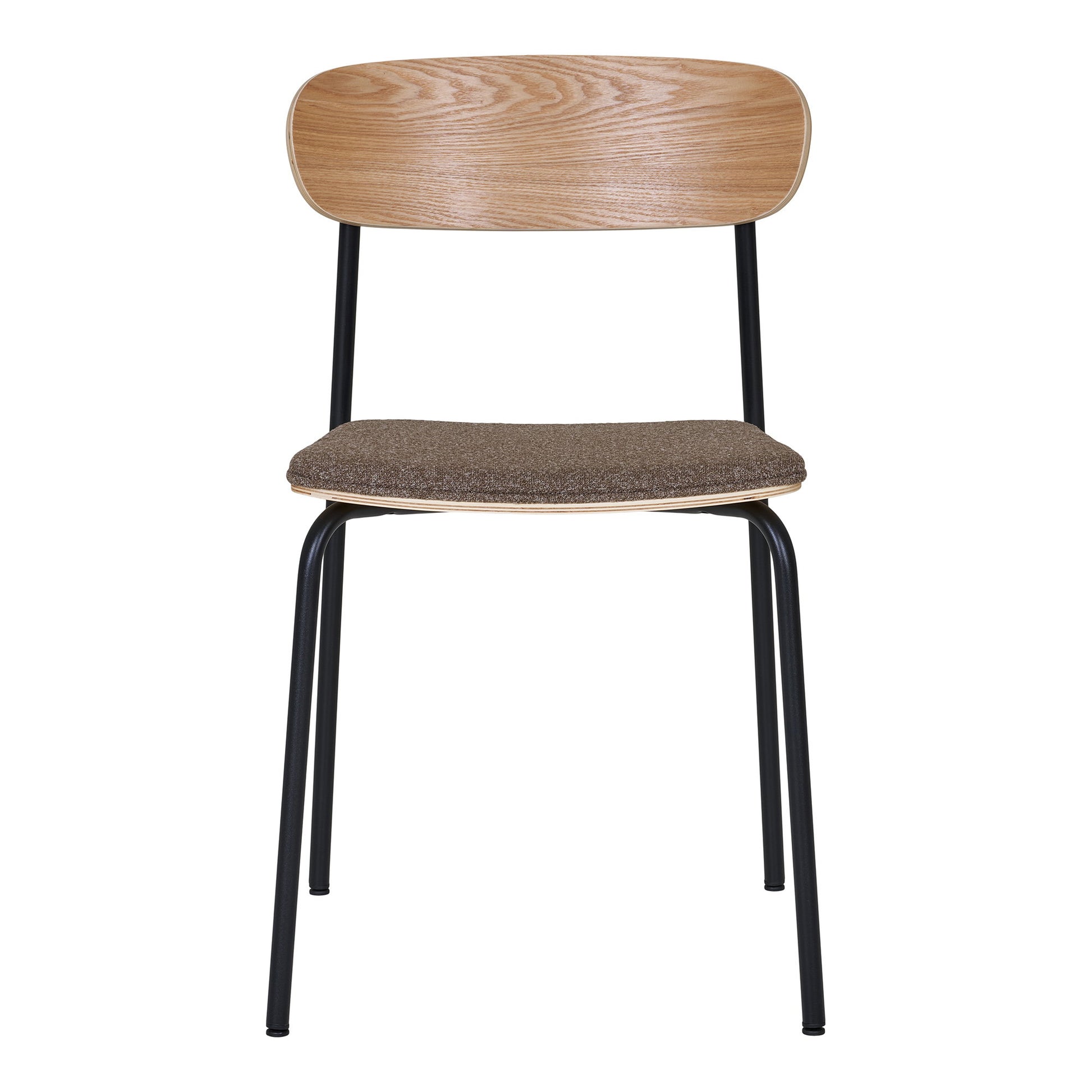 Silla de Comedor Estepona - Naturaleza / Marrón / Negro