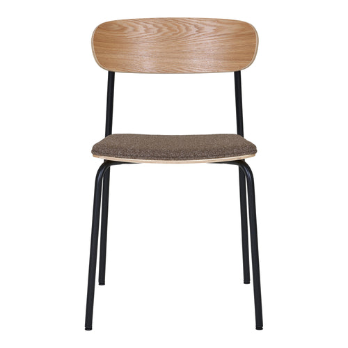 Estepona Dining Chair - Natural / Brown / Black