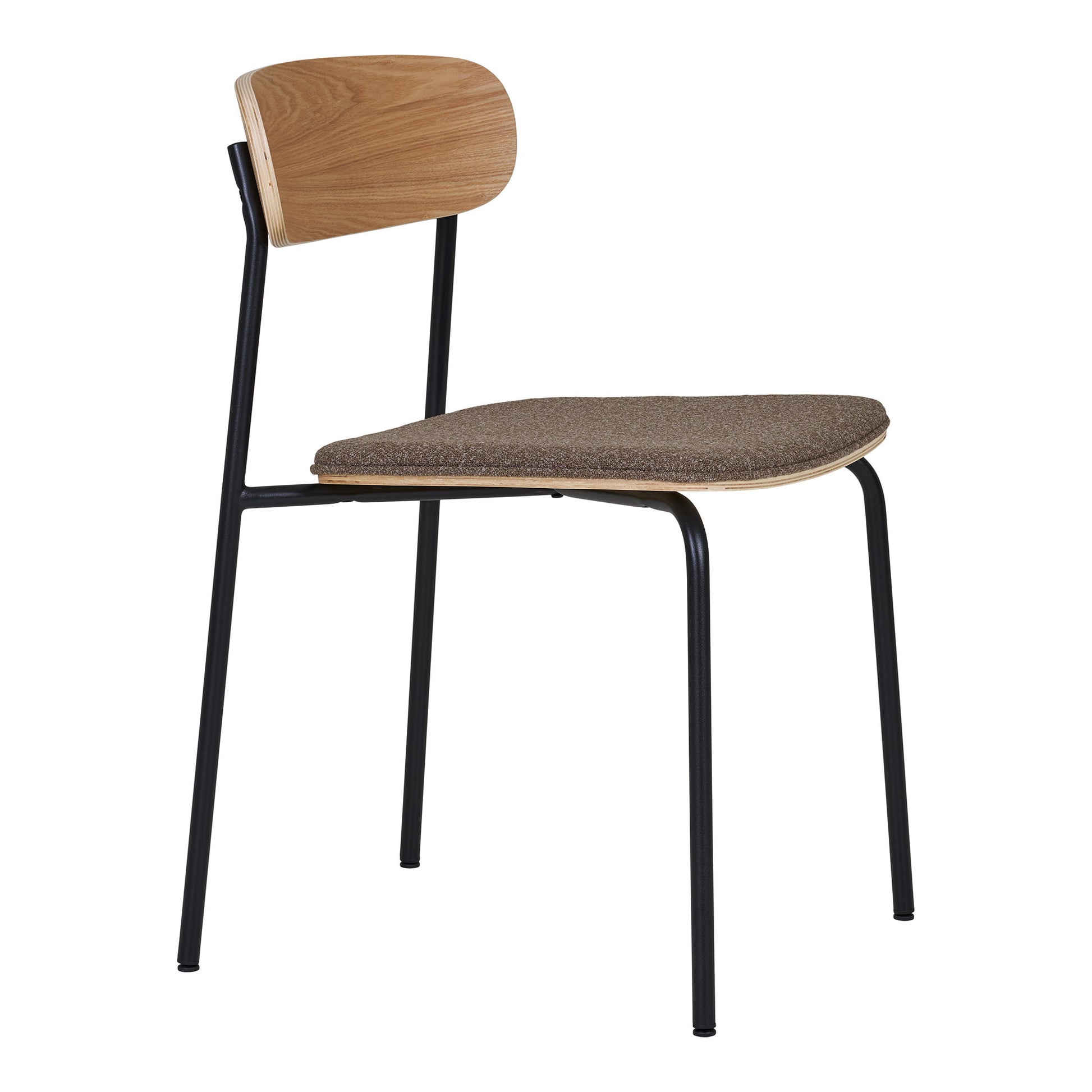 Silla de Comedor Estepona - Naturaleza / Marrón / Negro