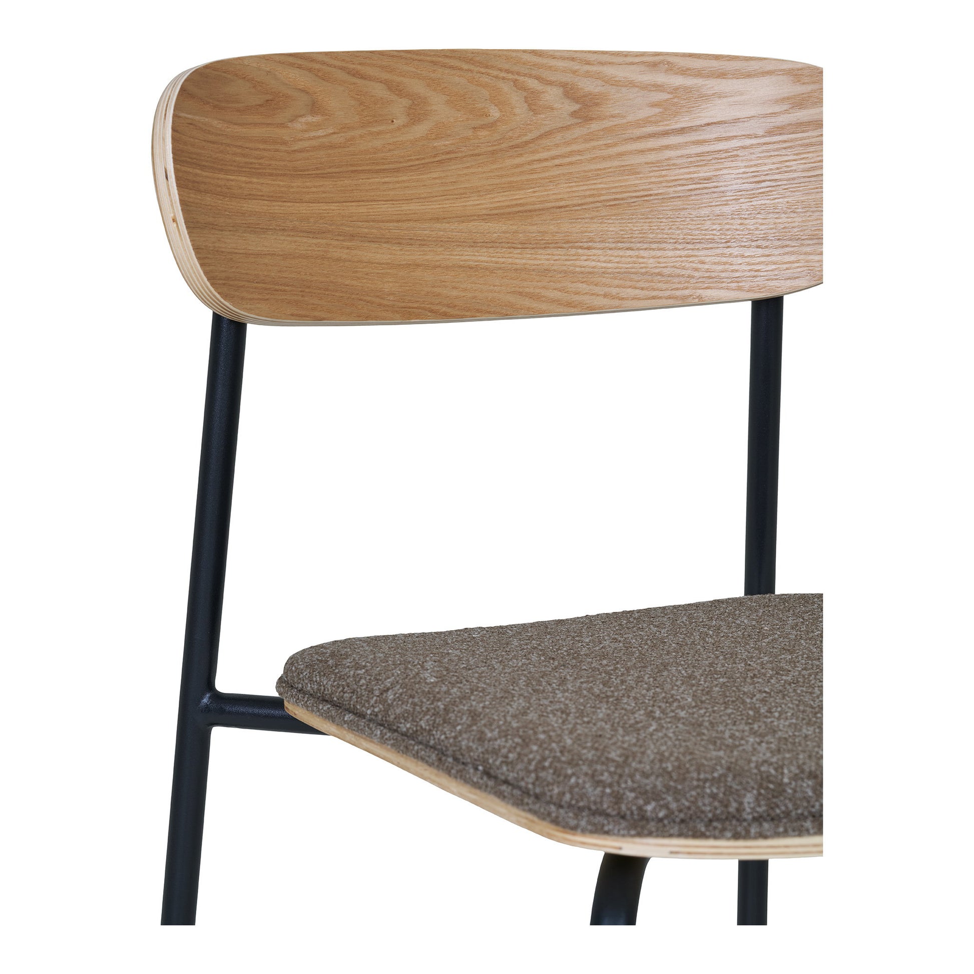 Silla de Comedor Estepona - Naturaleza / Marrón / Negro