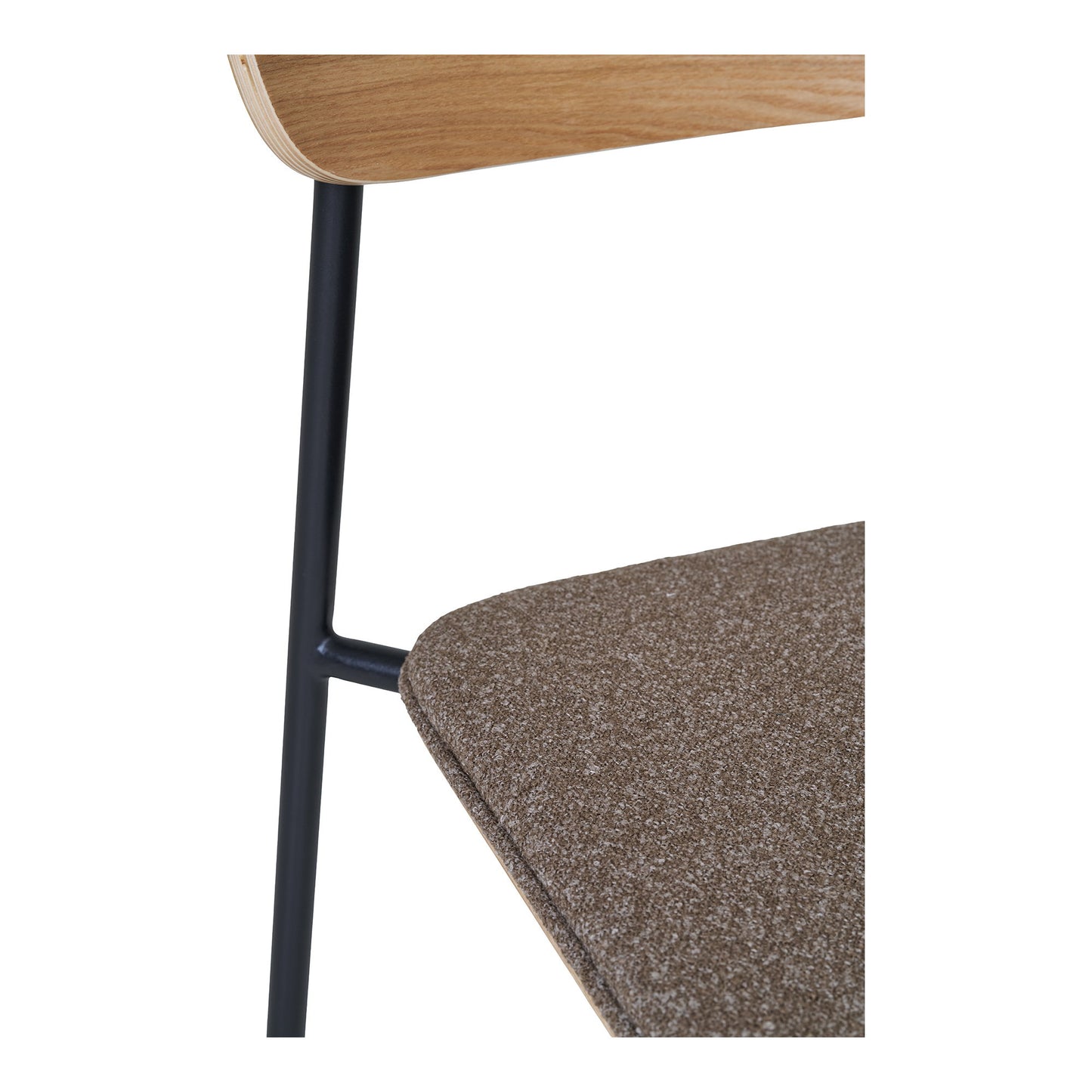 Silla de Comedor Estepona - Naturaleza / Marrón / Negro