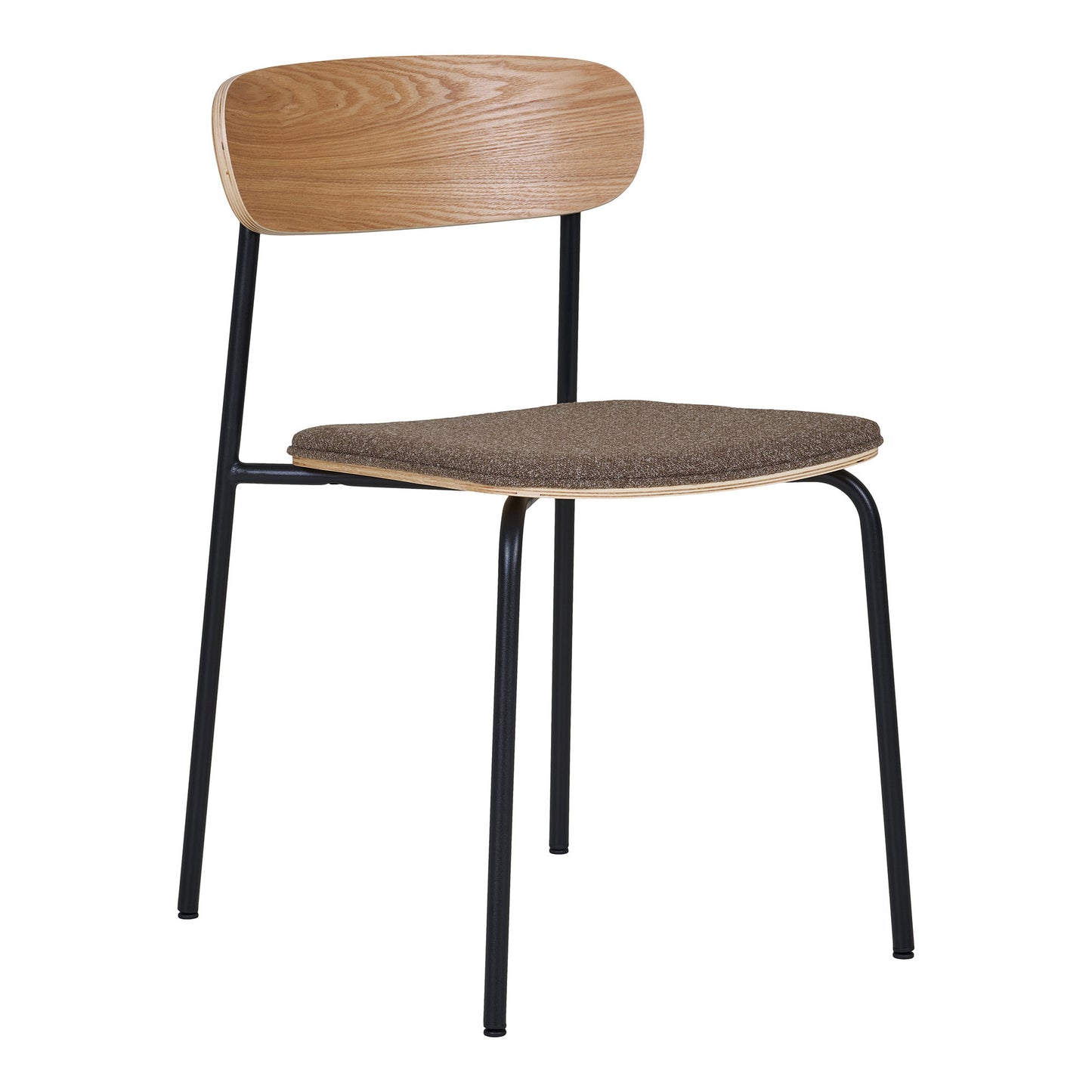Silla de Comedor Estepona - Naturaleza / Marrón / Negro