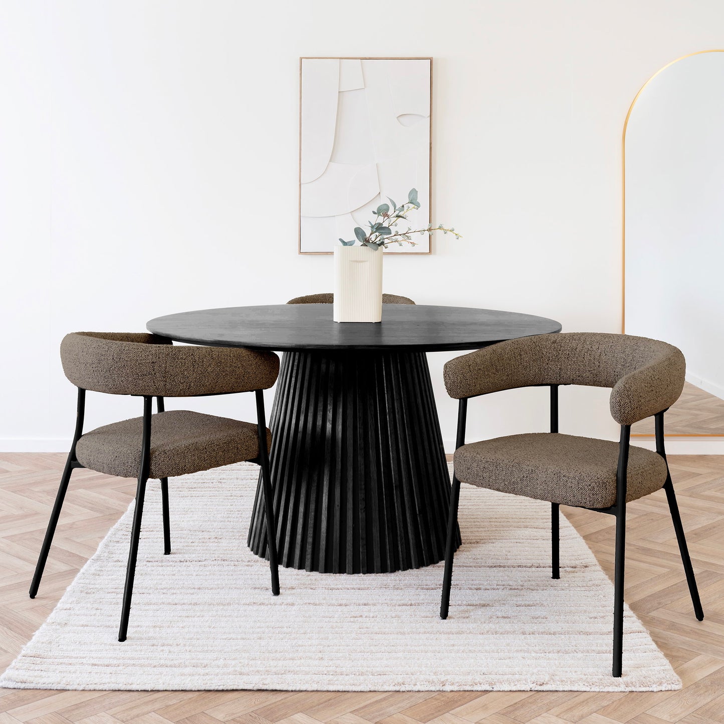 Silla de comedor Trivio - Marrón